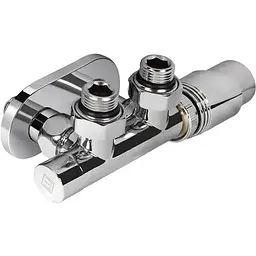Комплект дизайн кранів з термоголовкою Ideale Duo 1/2”x1/2” хром