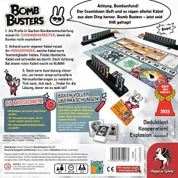 Кооперативна настільна гра Bomb Busters від Pegasus Spiele для дорослих дітей компанії Бомбастери німецькою мовою (SKU-163) - мініатюра 4