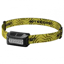Налобний ліхтар Nitecore NU10 USB з білим та червоним світлом (Чорний)