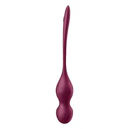 Вагінальні кульки Satisfyer Love Birds Vary, 22.2 бордовий - мініатюра 4
