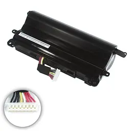 Акумулятор для ноутбука Asus A42N1520 (ROG G752VY, GFX72, G752VS series) 14.4V 6400 mAh 96Wh Black (0B110-00380000) - мініатюра 2