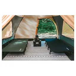 Ліжко туристичне складане Naturehike XJC08 CNK2550WS020 (поліестер + алюміній) Чорний - мініатюра 5