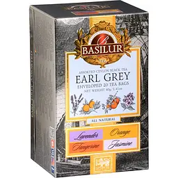 Уцінка. Набір чаю чорного Basilur Earl Grey Assorted 40 г (20 шт. х 2 г) (896893) - мініатюра 2