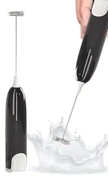 Капучинатор Milk Frother електричний для молока Чорно-білий - мініатюра 3