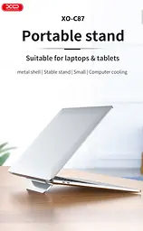 Подставка для ноутбука XO C87 Simple Notebook Stand [77534] - мініатюра 7