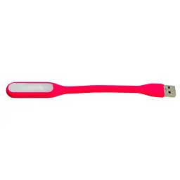 Комплект powerbank 10000 mAh "Awei P37K" Чорний, powerbank і usb світильник для ноутбука Рожевий 1.2W - мініатюра 6