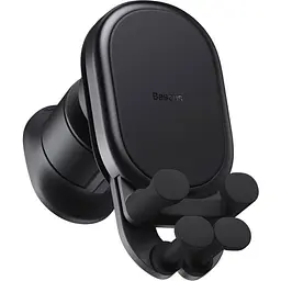 Автотримач Baseus Stable Gravitational Car Mount Air Vent Version Black (SUWX020001) [116280] - мініатюра 2