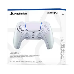 Геймпад Sony Playstation DualSense Bluetooth PS5 Chrome Pearl (1000044446) - мініатюра 5