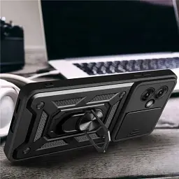 Чохол до мобільного телефона BeCover Military Motorola Moto G55 Black (713056) - мініатюра 3