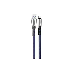 Дата кабель USB 2.0 AM to Micro 5P 1.0m zinc alloy blue ColorWay (CW-CBUM011-BL) - мініатюра 3