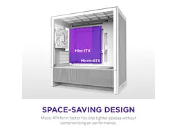 Корпус NZXT H3 Flow White (CC-H31FW-01) - мініатюра 3