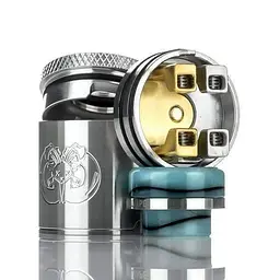 Дріпка бак для вейпу Drop Dead RDA 24mm Silver (am287) - мініатюра 3