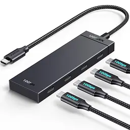 Хаб USB 3.2 Type-C -> 4хUSB-C 3.2 Gen2 10Gbps Black CM806 Ugreen - мініатюра 3
