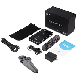 Проектор 4k Android K95-DLP з аккумулятором 4500 mAh Black - мініатюра 5