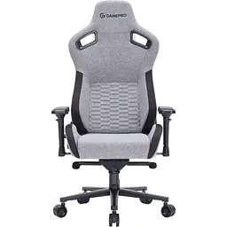 Геймерське крісло GamePro GC900DG Size XL Fabric Dark Grey [126426] - мініатюра 2