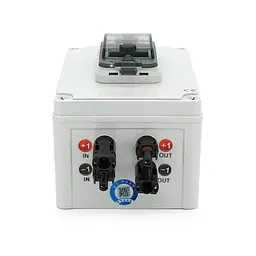 Вимикач навантаження постійного струму для сонячних систем YR1-1 550V 32A IP66 підключення знизу - мініатюра 2