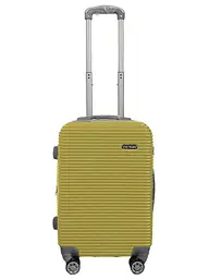 Валіза маленька Carbon 0508 ABS-пластик S Оливкова
