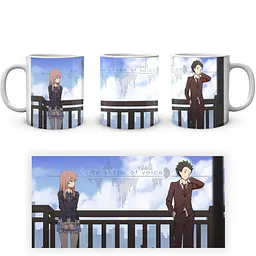 Кухоль GeekLand Silent Voice Форма голосу Ішида Нішимія SV 02.19 330 мл білий - мініатюра 4