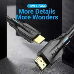 Кабель мультимедійний HDMI M to HDMI M 10.0m 8K60Hz black Vention (AANBL) - мініатюра 4