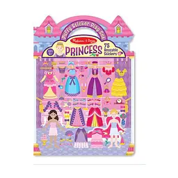 Набір для творчості Melissa & Doug Об'ємні багаторазові наліпки Принцеси (MD9100)