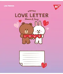 Набір зошитів Yes Line Friends. Love letter А5 в лінійку 12 аркушів 25 шт. (766948) - мініатюра 4
