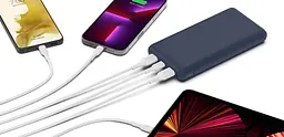 Портативна батарея powerbank Belkin BPB012BTBL 20000mAh 15W Dual USB, USB-C Blue - мініатюра 3