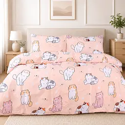 Підковдра MirSon 17-0665 Cream Kittens Ranforce Elite 110х140 см (2200009904301)
