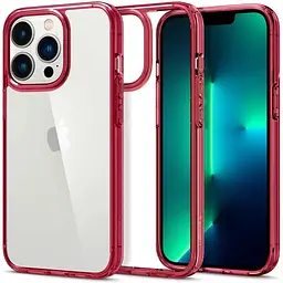 Оригінальний протиударний чохол Spigen Ultra Hybrid для iPhone 13 Pro (6.1") Red Crystal (ACS03263) - мініатюра 7