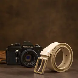 Жіночий шкіряний ремінь GRANDE PELLE 3,5х120 см acs0018740 - мініатюра 7