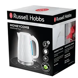 Електрочайник Russell Hobbs Honeycomb White - мініатюра 6