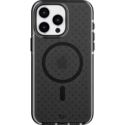 Оригінальний протиударний чохол Tech21 Evo Check MagSafe для Iphone 15 Pro Max (6.7") Smokey Black