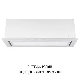 Витяжка повновбудована Perfelli Design Vision 9 Bianco Silenzio - мініатюра 7