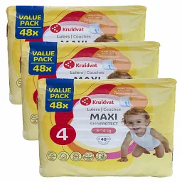 Підгузки Kruidvat 4 Maxi (8-14 кг), 144 шт