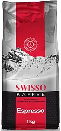 Кава в зернах Swisso Kaffee Espresso 100% Arabica 1 кг натуральна зернова кава для кавомашини