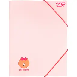 Папка Yes Line Friends A4 на гумці (492468)