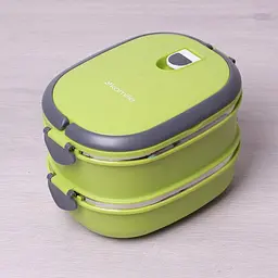 Ланч-бокс 2 ємності Kamille 20х14.5х13.5 см kuh0009673 - мініатюра 5