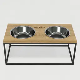 Hollky Base XL20 — миски на підставці для великих собак (2 × 1,8 л) - мініатюра 4