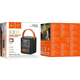 Зовнішній акумулятор Hoco J152 Pro Balance 80000mAh 65W Black (652100) [155755] - мініатюра 9