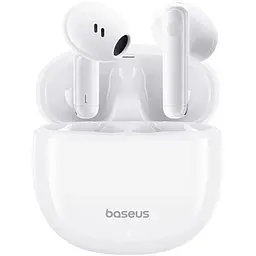 Бездротові навушники Baseus Bowie E13 True Wireless Earphones, BT5.3, 40mAh, 400mAh, 6h, White A00059701217-Z1