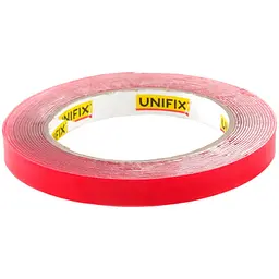 Скотч двосторонній універсальний Unifix 1 x 12 мм x 5 м піноакрил
