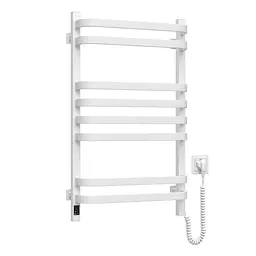 Електрична рушникосушка Navin Stugna 480x800 Sensor права біла 12-028153-3680, Білий, Праве, Електронний - мініатюра 3