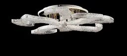 Світлодіодна люстра Splendid Ray LZ/8 LED (GD), золото, білий, 100 Вт, від 16-25 м² - мініатюра 4
