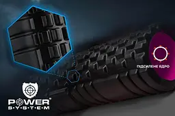 Масажний ролик (PS-4050) Power system 33х14,5 см fit0007391 - мініатюра 2