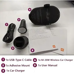 Тримач і бездротовий зарядний пристрій Mi Qi Car Wireless Charger 20w - мініатюра 9