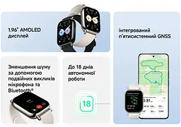 Смарт-годинник Smart Watch Xiaomi Redmi Watch Lite 5 Light Gold 1.96 (502x410) AMOLED 470 мА·год - мініатюра 10