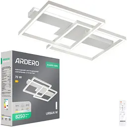Світлодіодний накладний світильник Ardero AL6496-1ARD Urban W 75 Вт білий (81062)