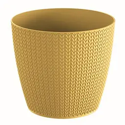 Горщик для квітів Prosperplast Wheaty круглий гірчичний 260 мм (26385-117)