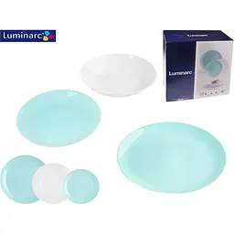 Сервіз Luminarc Diwali Light Turquoise & White 18 предметів (P5912) - мініатюра 4