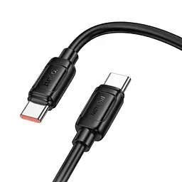 Дата кабель Hoco X115 Surpass Type-C to Type-C 240W (1m) Black - мініатюра 3