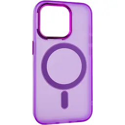 Чохол TPU+PC Lily with MagSafe для Apple iPhone 14 Pro (6.1) Purple - мініатюра 2